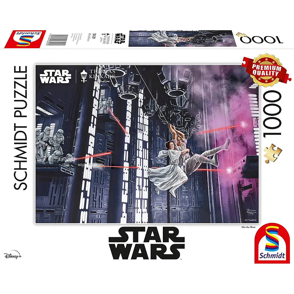 Schmidt Puzzle Thomas Kinkade - Star Wars On The Run 1000Teile