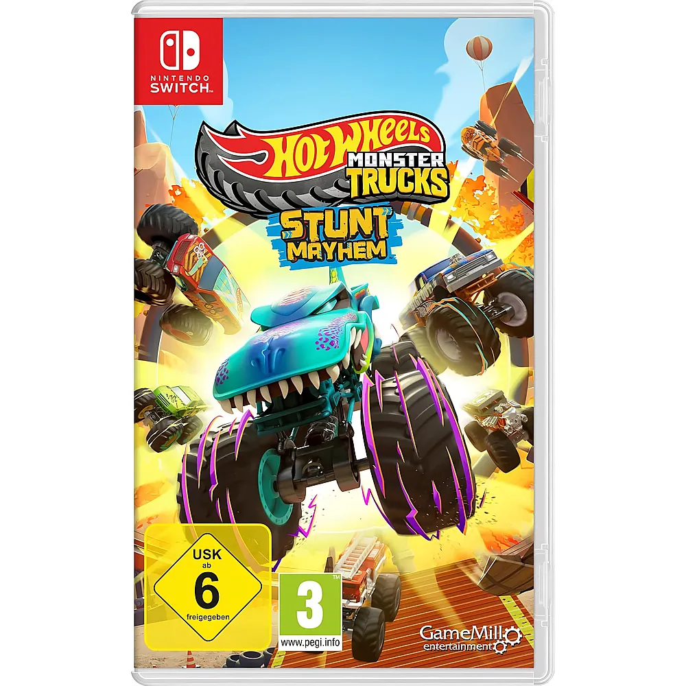 GameMill Switch Hot Wheels Monster Trucks: Stunt Mayhem
