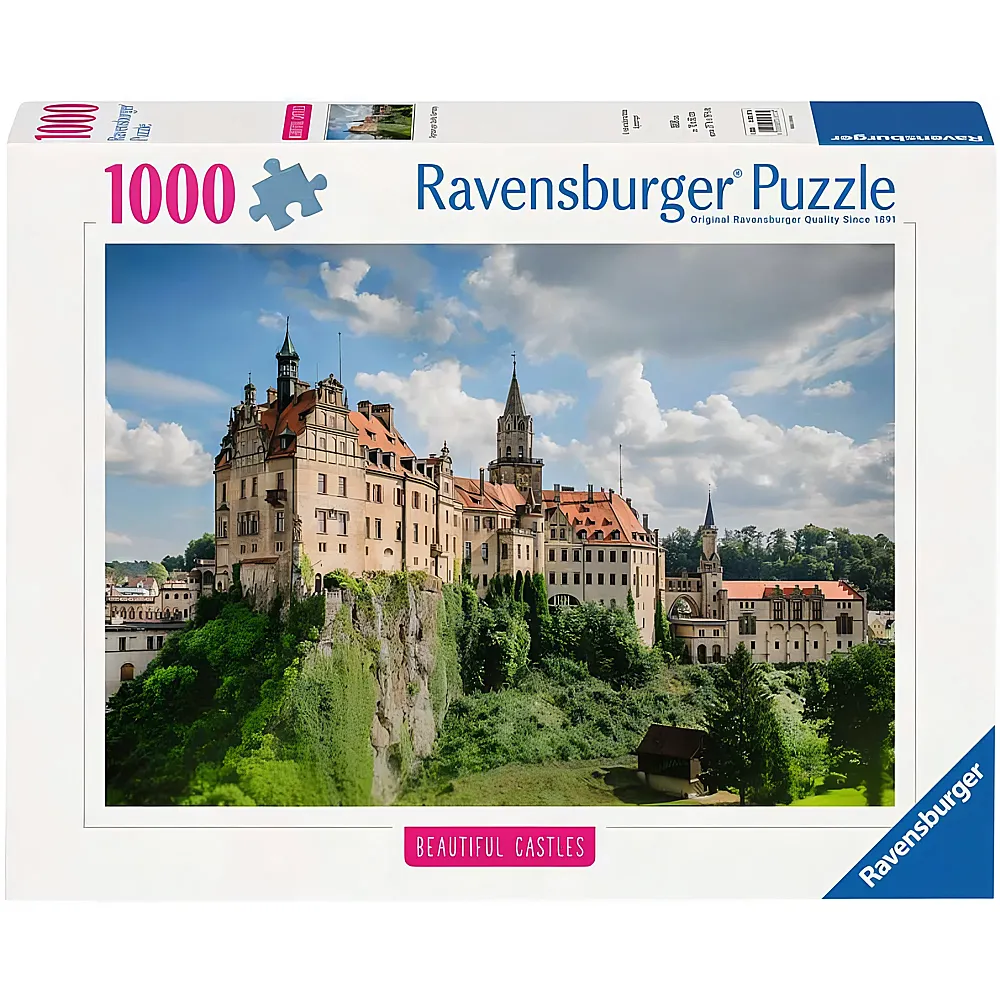 Ravensburger Puzzle Beautiful Castles Schloss Sigmaringen, Deutschland 1000Teile