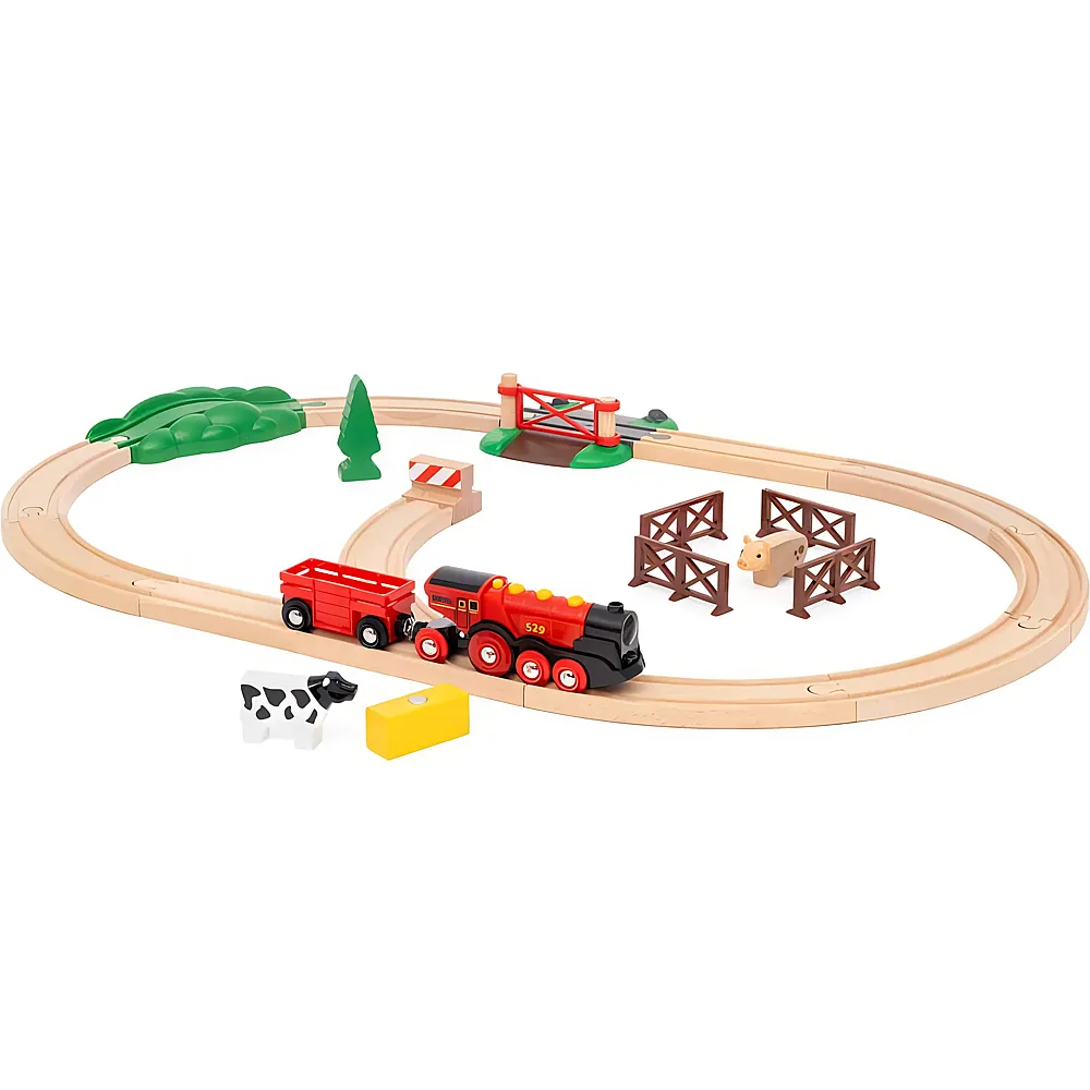 Brio Mighty Red Train Set