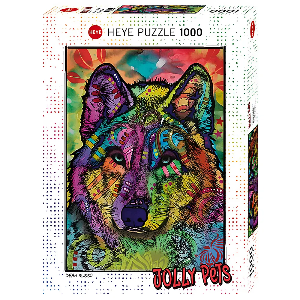 HEYE Puzzle Dean Russo Wolf's Soul 1000Teile