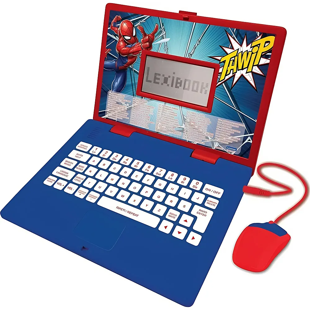 Lexibook Spiderman Pdagogischer Laptop IT/EN