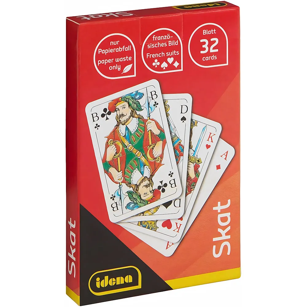 Idena Spiele Skatspiel mit franz�sischem Blatt