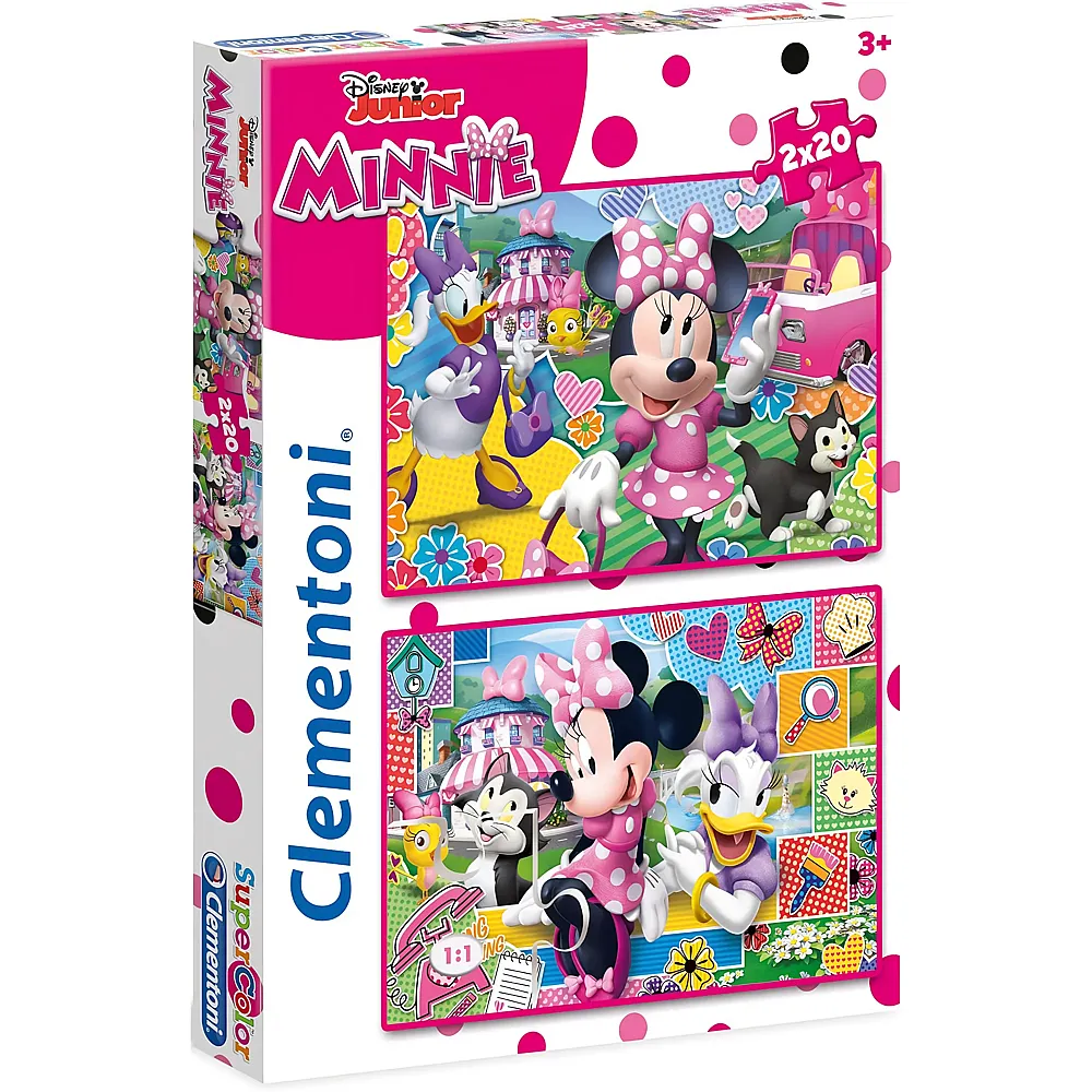 Clementoni Puzzle 2in1 Minnie Mouse - 20 Teile
