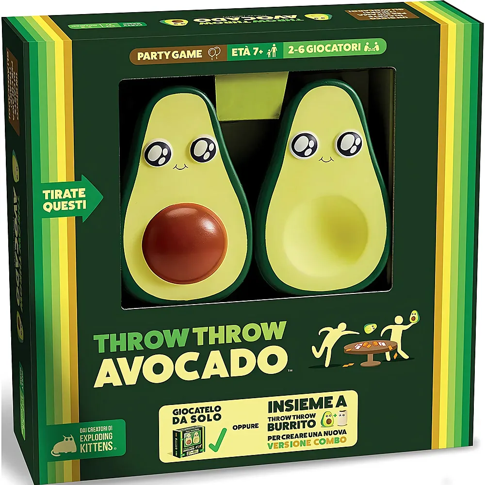 Exploding Kittens Throw Throw Avocado IT