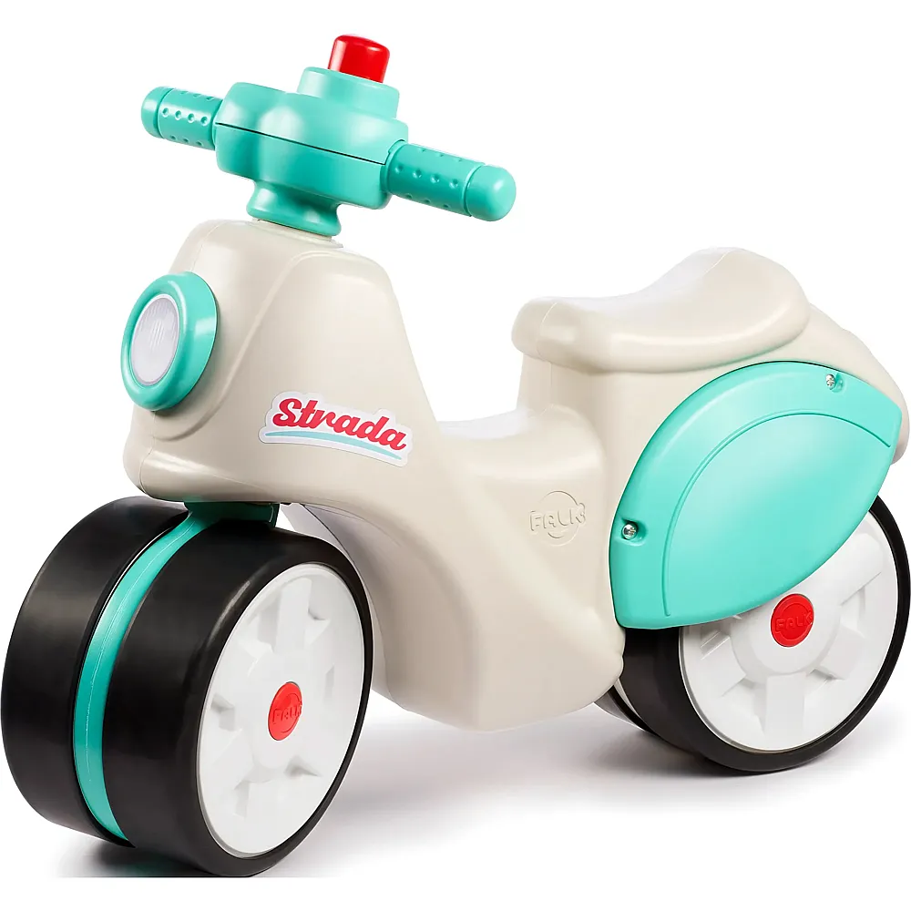 Falk Roller mit Fl�sterreifen T�rkis/Creme | Rutschfahrzeuge