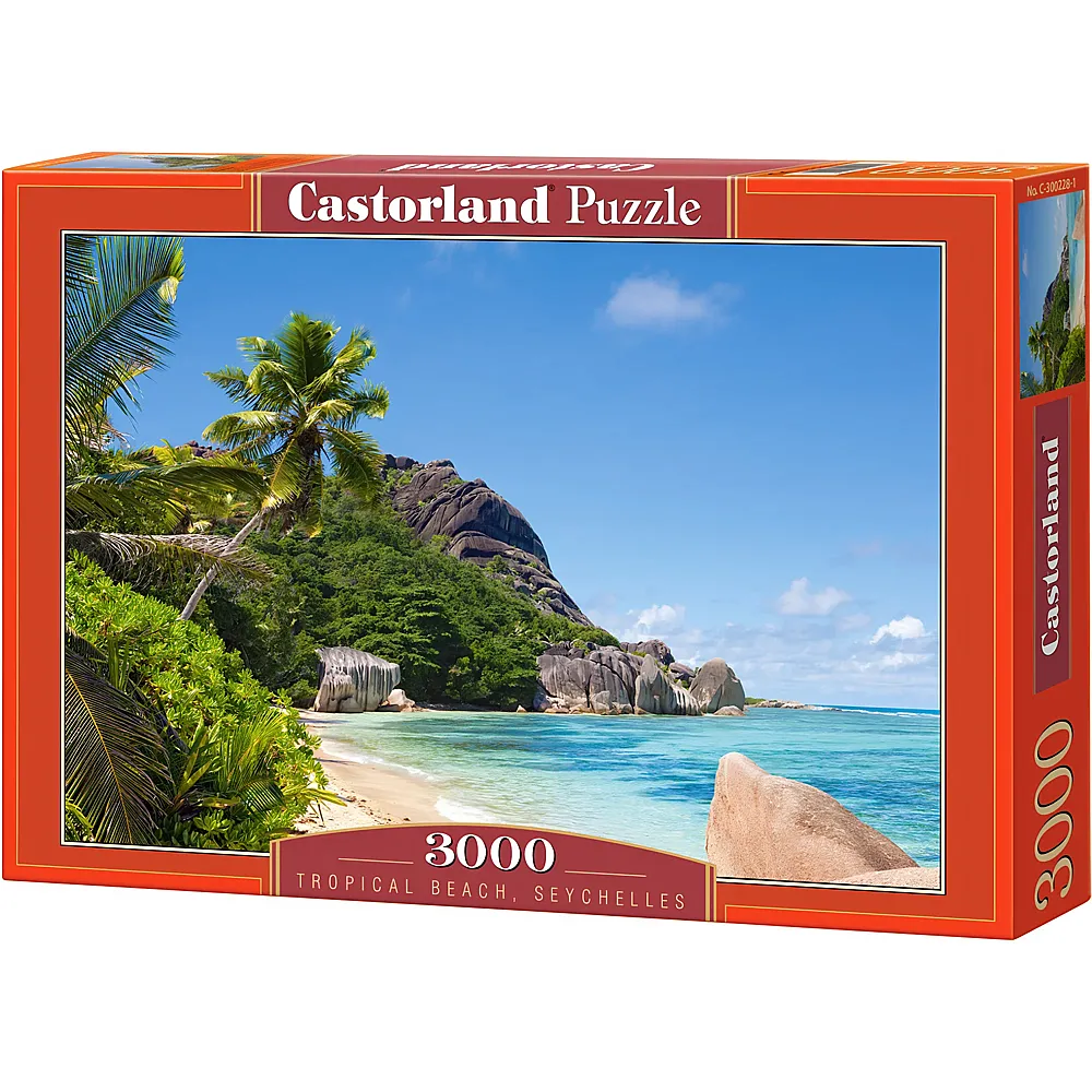 Castorland Puzzle Tropical Beach, Seychelles 3000Teile