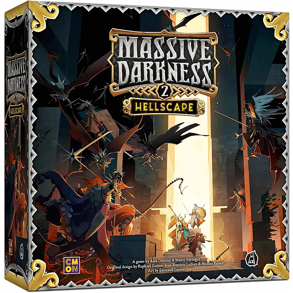 CMON Massive Darkness 2 Hellscape - Brettspiel f�r 1-6 Spieler ab 14 Jahren