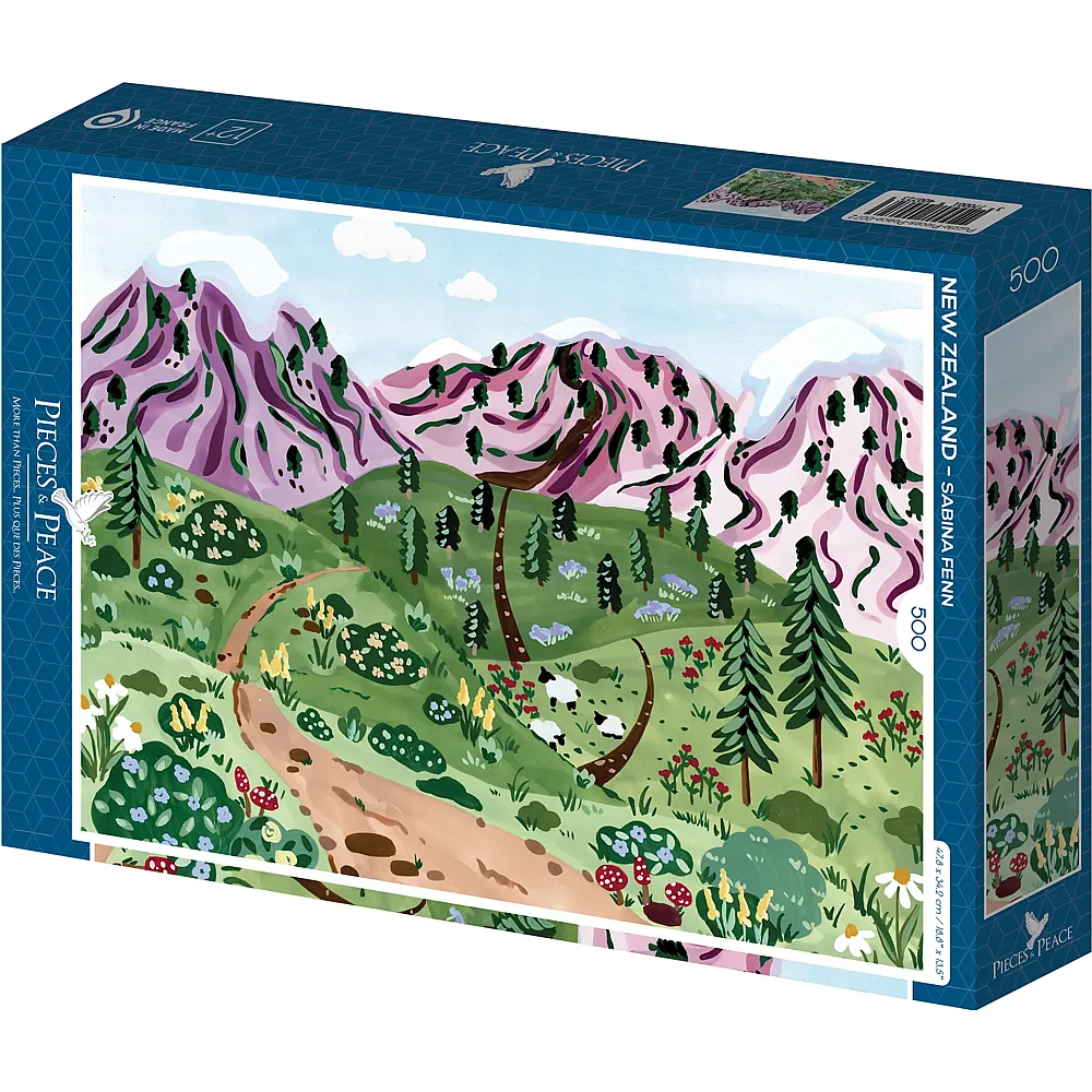 Pieces & Peace Puzzle Sabina Fenn New Zealand - 500 Teile