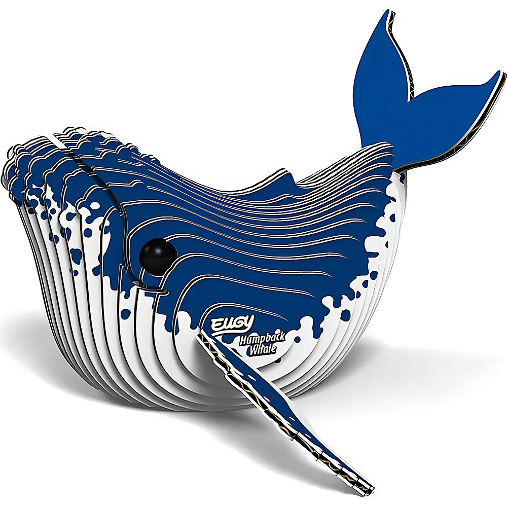 Eugy 3D Karton Figuren Buckelwal