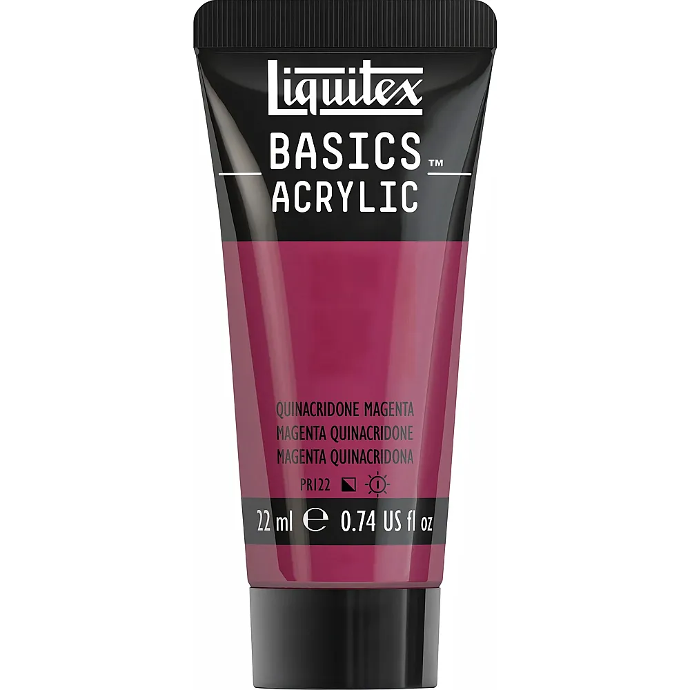 Liquitex Lqx Basics Acrylfarbe 22ml Tube Quinacridone Magenta - Suche