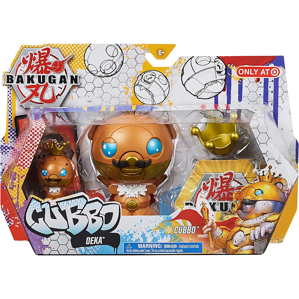 Spin Master Bakugan Gold King Cubbo Deka Pack