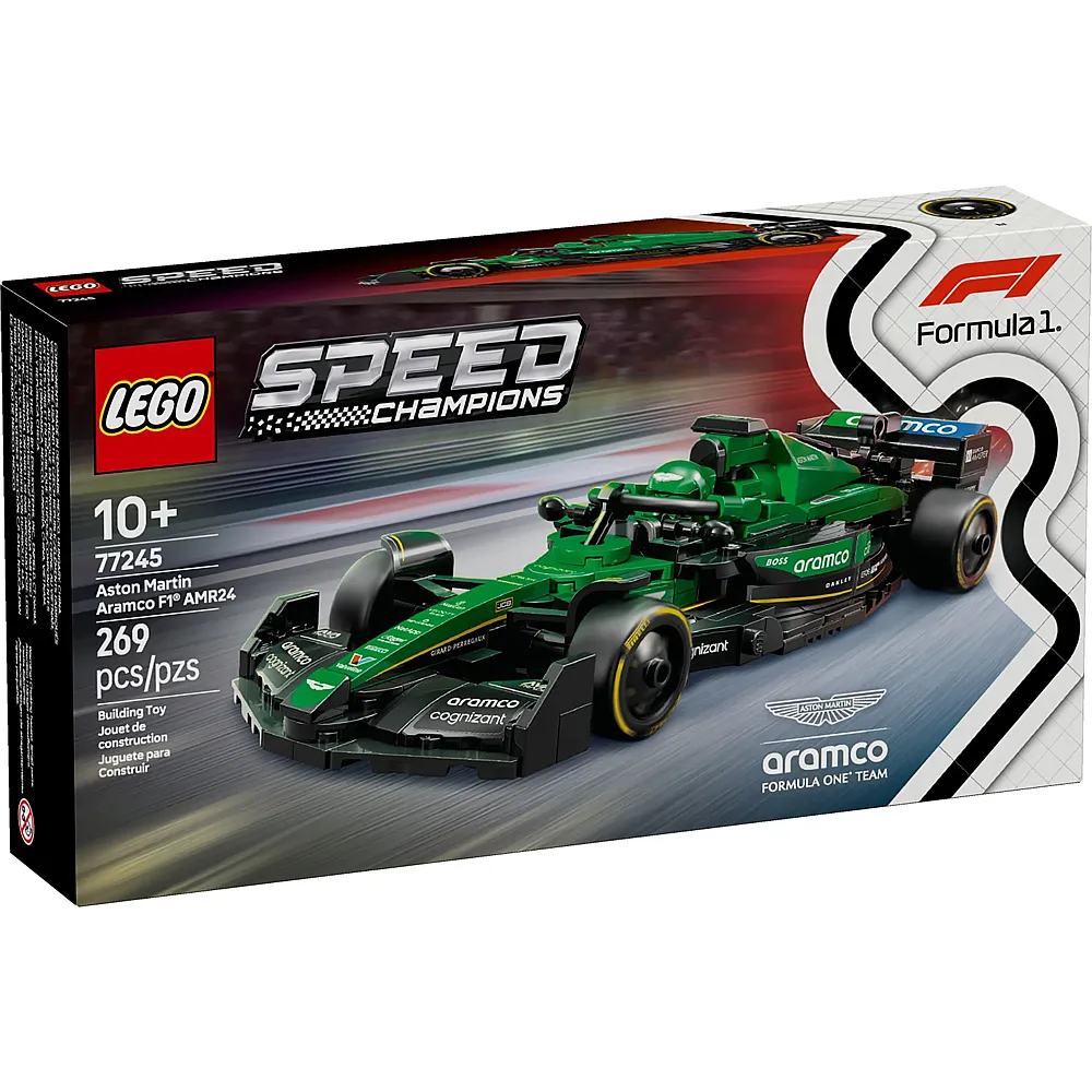 LEGO Speed Champions Formula1 Aston Martin Aramco F1 AMR24 Rennauto 77245