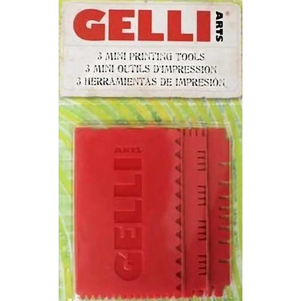 Gelli Arts Gelli Plate - Printing Tools 3 Stk. - Suche