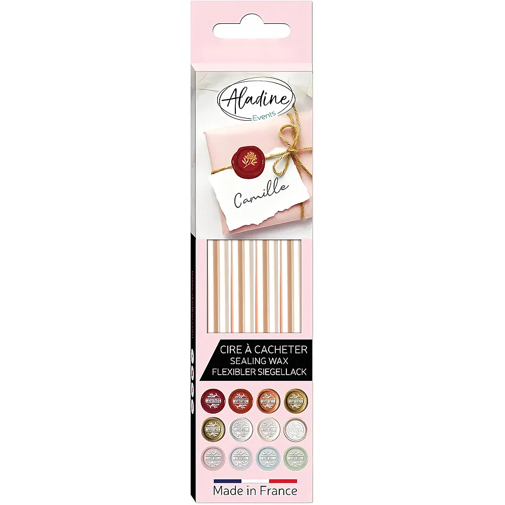 Aladine Wachsst�bchen Perlmutt - 4 Teile