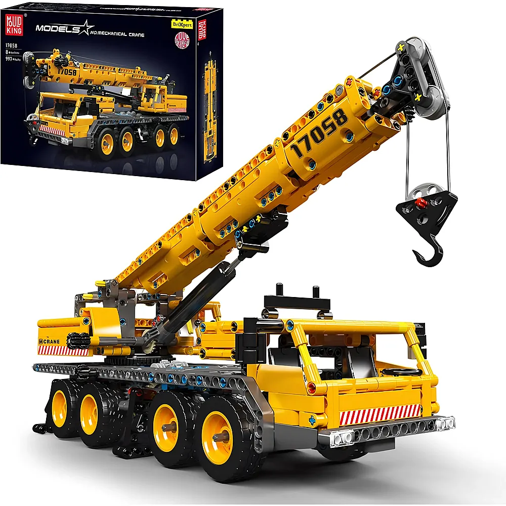 Mould King Models LKW Kran Statische Version 17058