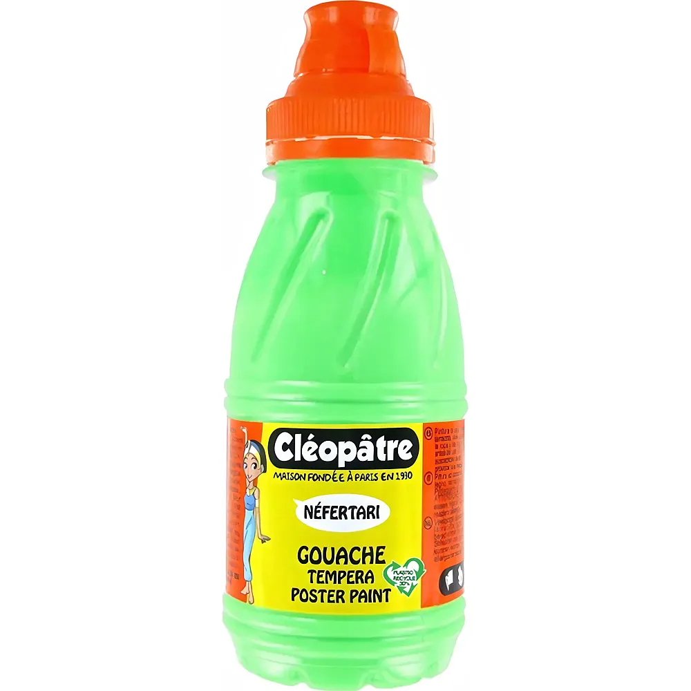 Cleopatre Nefertari � Gouache-tempera 250ml Neon-grun