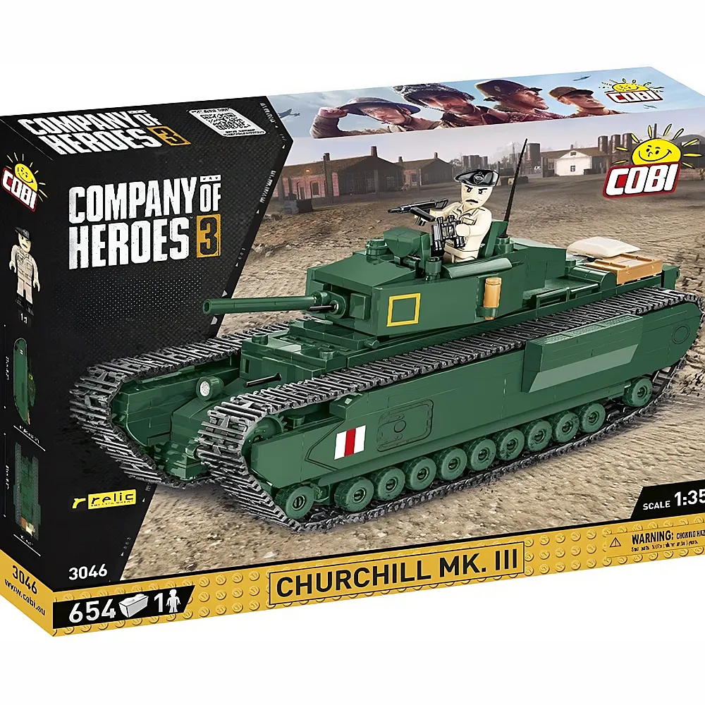 COBI Company of Heroes Panzer Sherman M4A1 3044