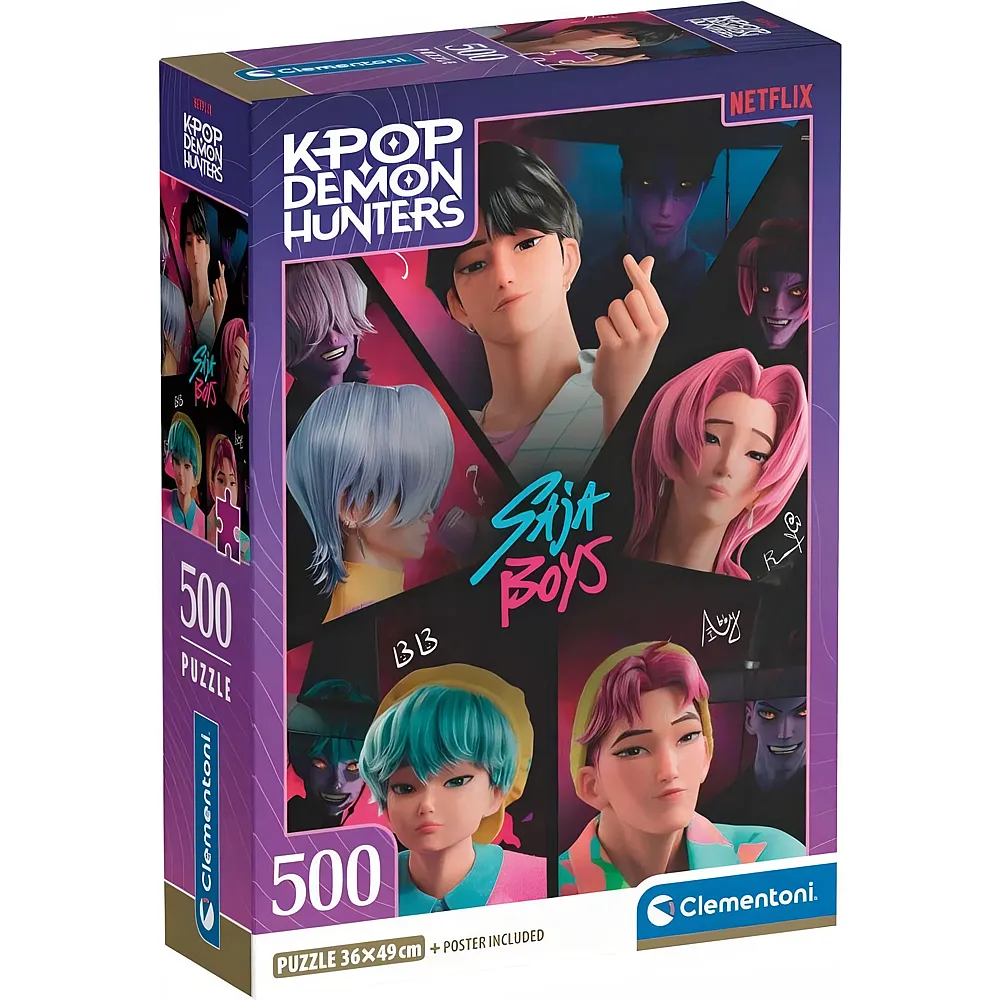 Clementoni Puzzle KPop Demon Hunters - 500 Teile