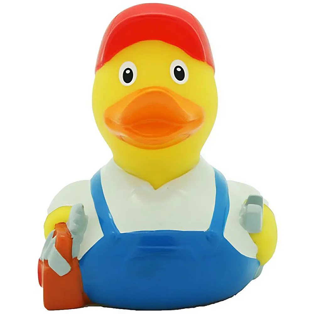 Lilalu Badeente Handwerker | Badespielzeug