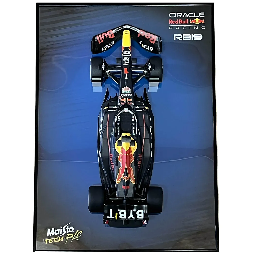 Maisto Tech RC F1-Fotorahmen mit 1:10 Red Bull Modell 1 Verstappen