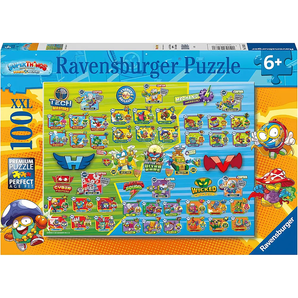 Ravensburger Puzzle Super Zings B - 100 Teile