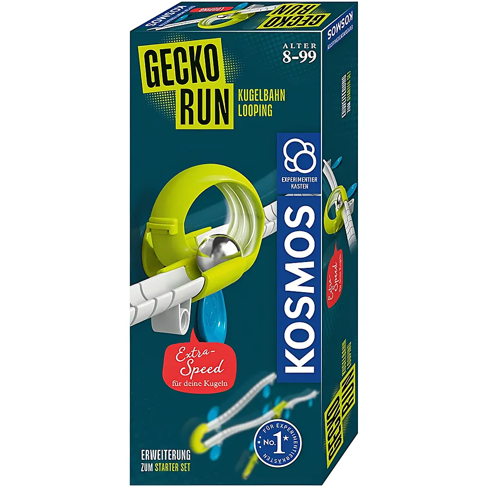 Kosmos Gecko Run Kugelbahn Looping Erweiterung DE