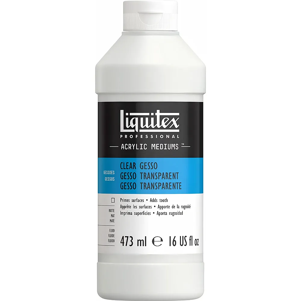 Liquitex Lqx Acryl Gesso Transparent 473ml - Suche
