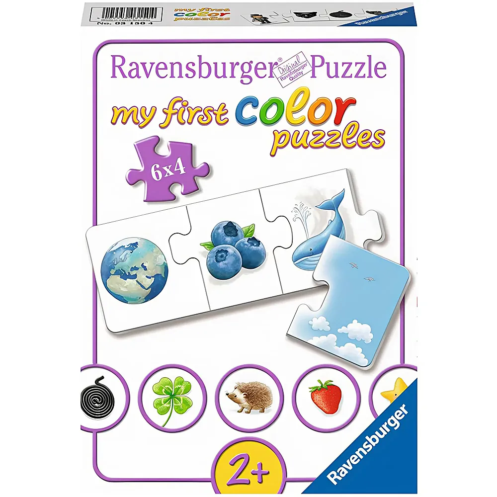 Ravensburger Puzzle Farben lernen 6x4