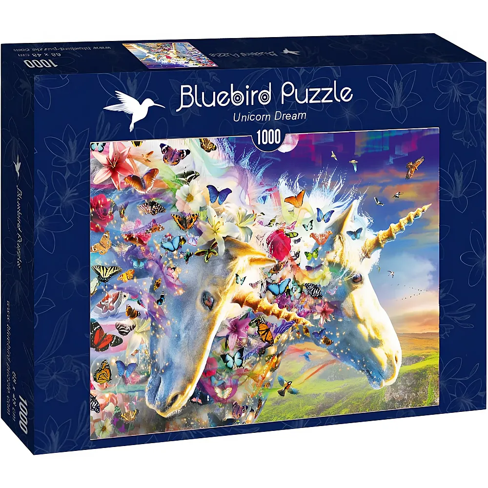 Bluebird Puzzle Adrian Chesterman Unicorn Dream 1000Teile