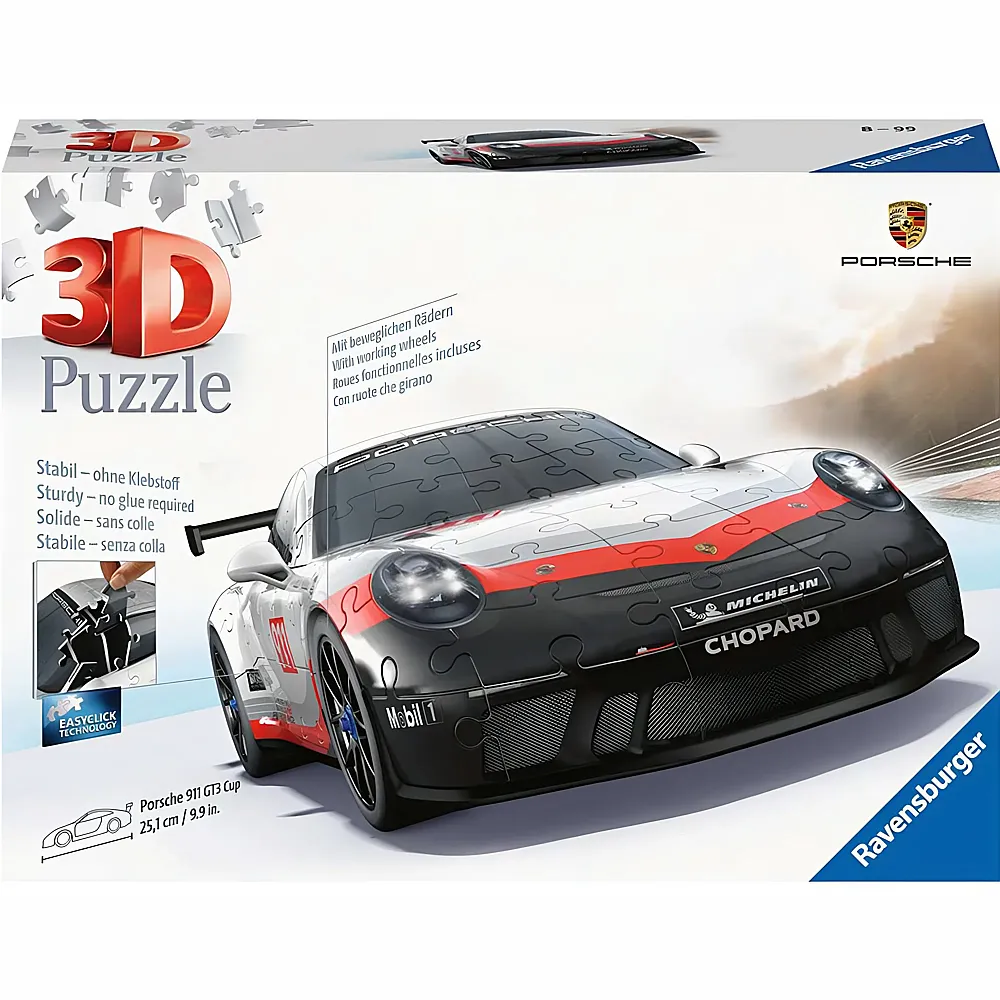 Ravensburger Puzzle Porsche 911 GT3 Cup 152Teile