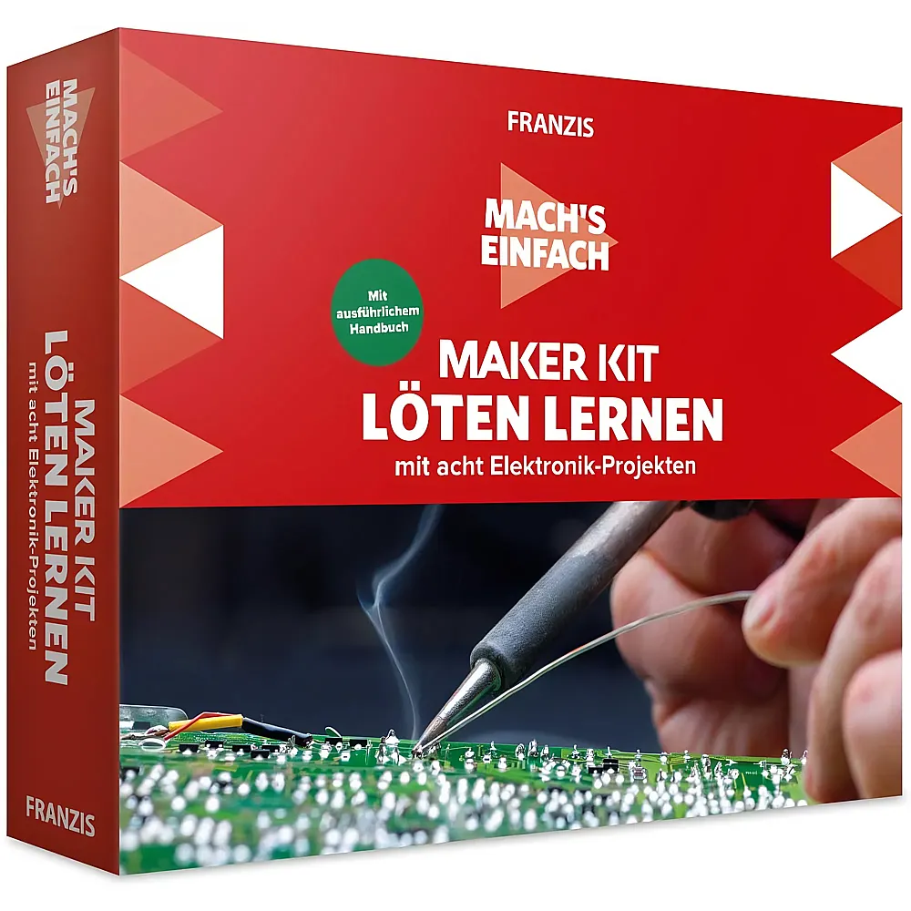 Franzis Mach's einfach Maker Kit L�ten lernen