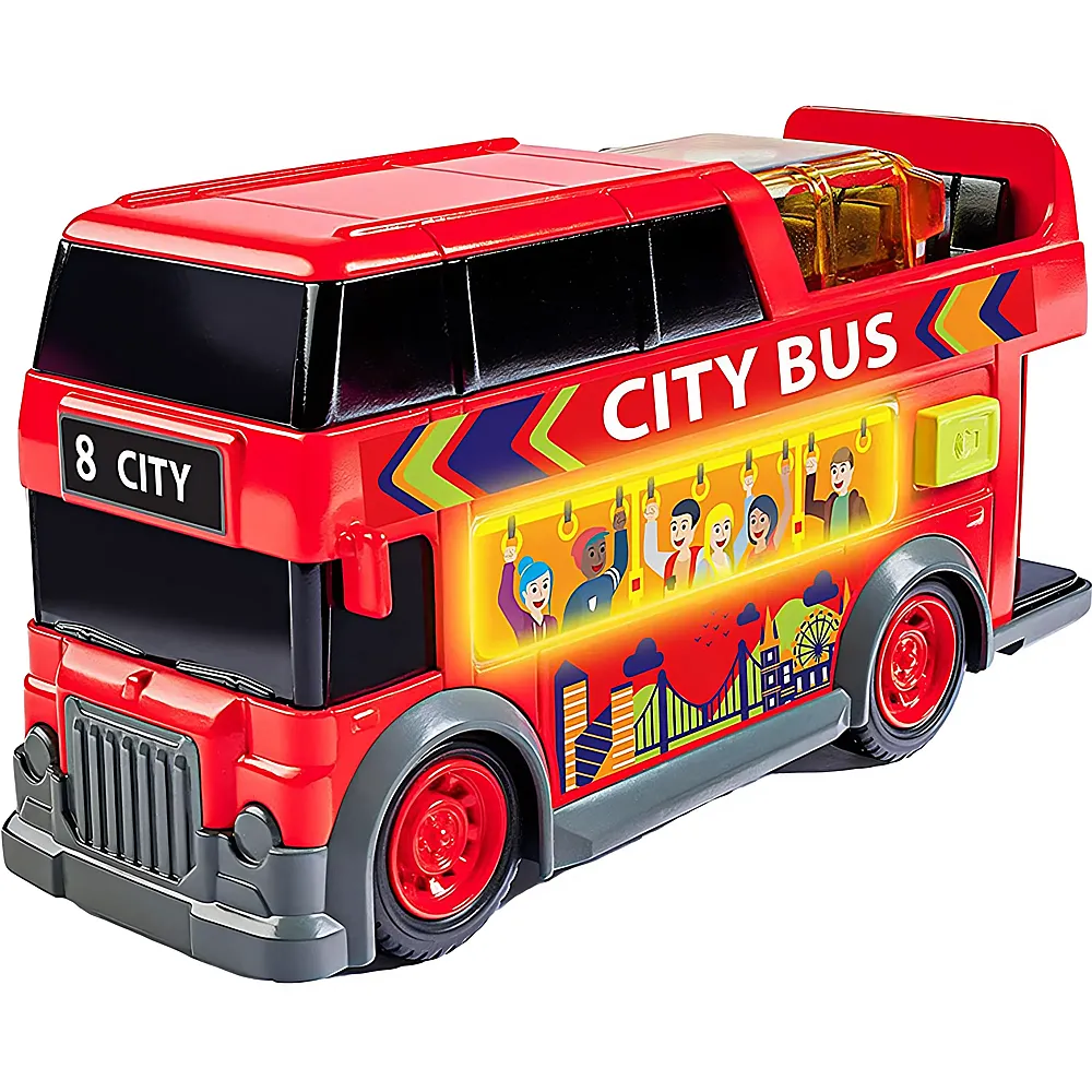 Dickie City Bus mit Licht & Sound