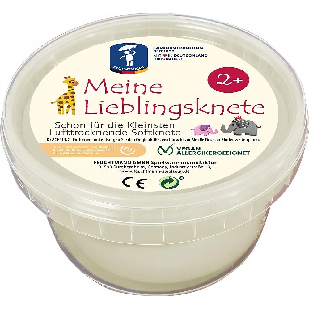 Feuchtmann Meine Lieblingsknete Weiss - 500 g - Marken