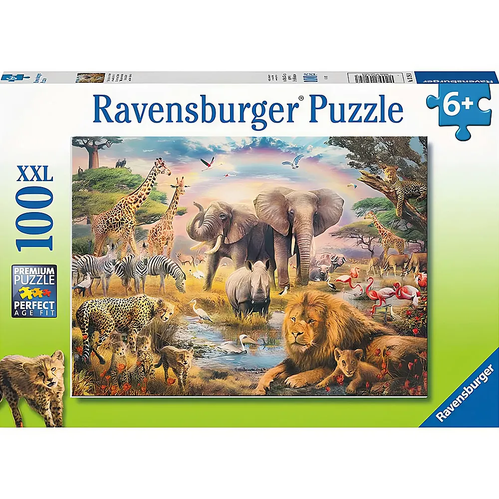 Ravensburger Puzzle Afrikanische Savanne 100XXL