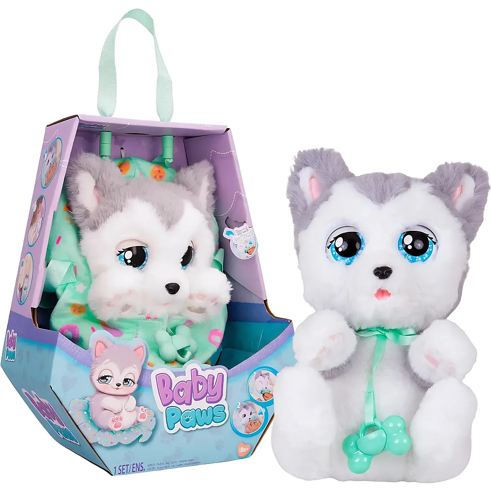 IMC Toys Baby Paws Interaktiver Schlafender Hundewelpe Husky