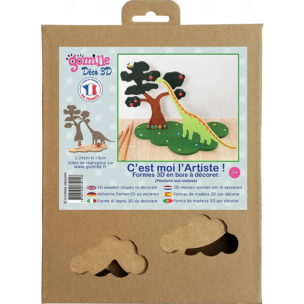 Gomille Langer Hals / Baum 3D Deko - Suche