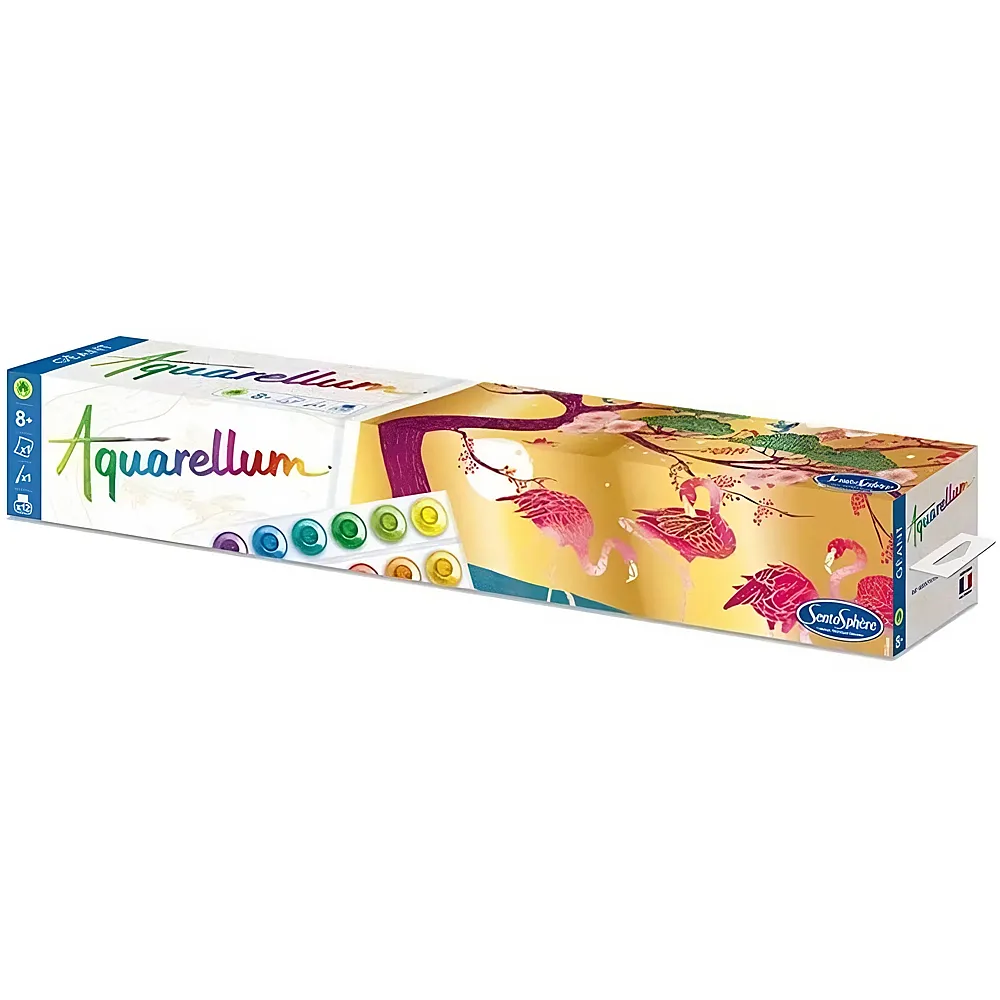 Sentosphere Aquarellum Geant Flamingos fr-de-it-en-es-nl