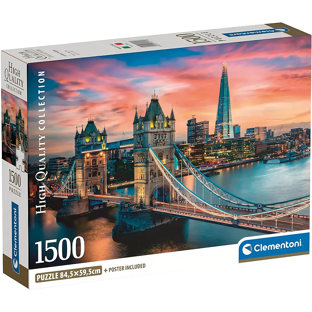 Clementoni Puzzle Londoner Abendd�mmerung - 1500 Teile