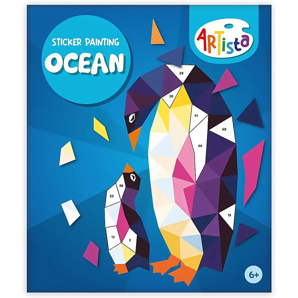 Artista Sticker Painting Buch Ocean