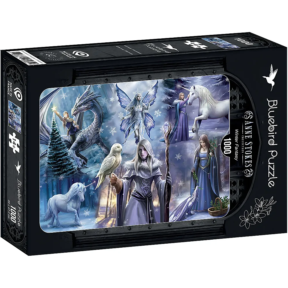 Bluebird Puzzle Anne Stokes Winter Fantasy 1000Teile