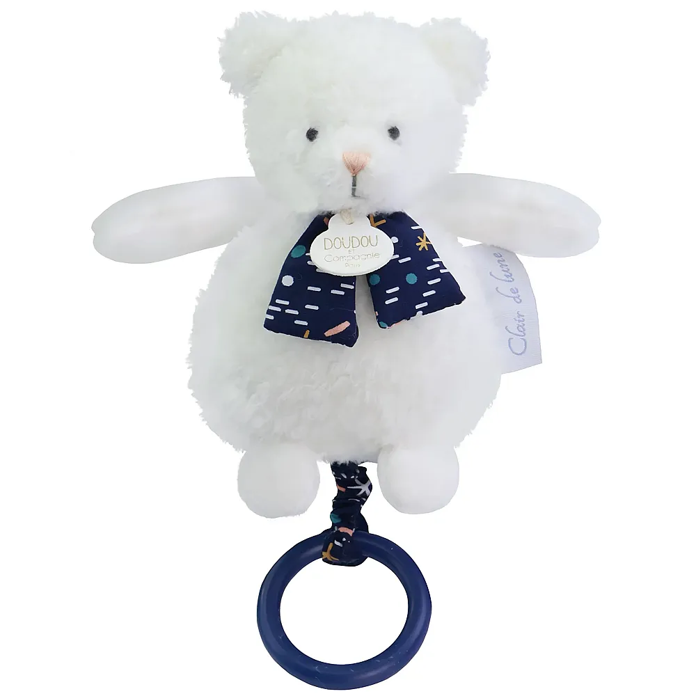 Doudou et Compagnie Musikspieluhr B�r nachtleuchtend - 17 cm