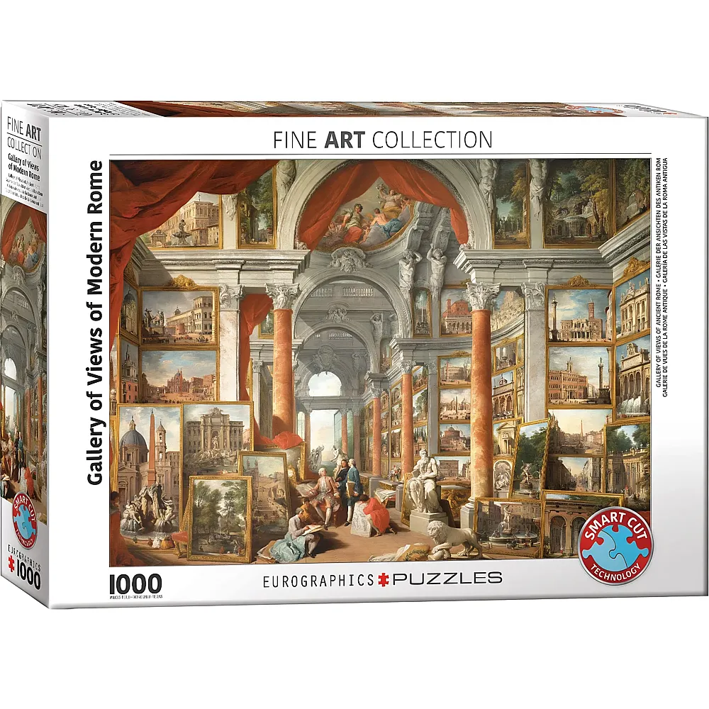 Eurographics Puzzle Galerie der Ansichten des Modernen Rom - 1000 Teile