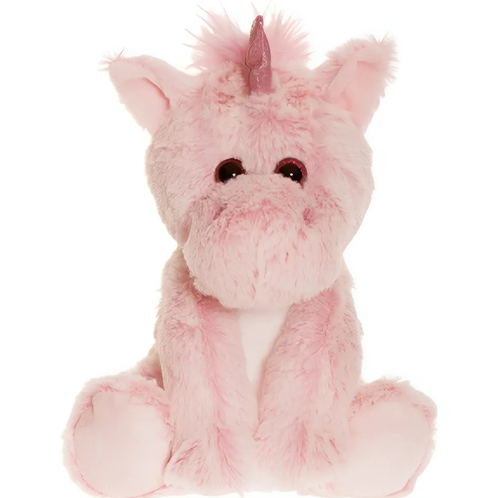 meinspielzeug - Teddykompaniet Einhorn sitzend Rosa 20cm | Diverse Tiere Pl�sch