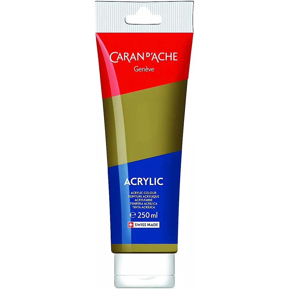 Caran d'Ache Acrylfarbe Gold - 250 ml | Farbe & Kreide