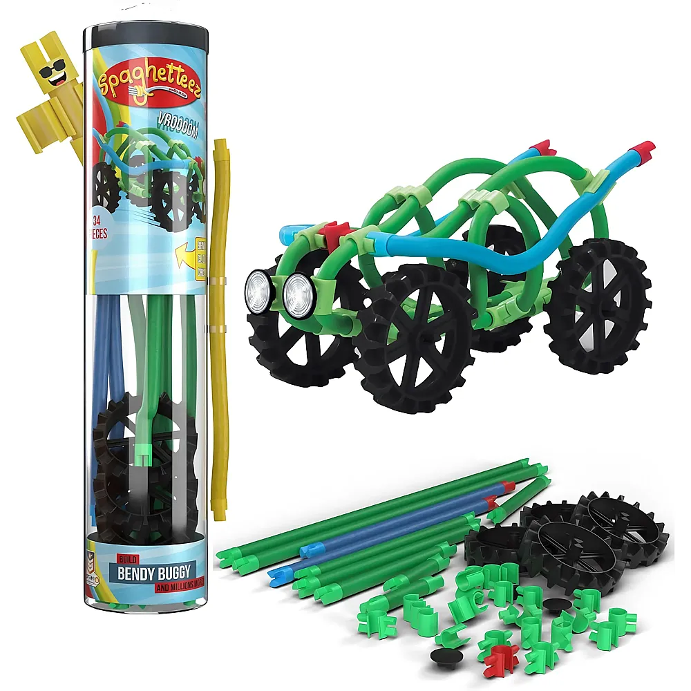 Clics Spaghetteez Bendy Buggy - 34 Teile