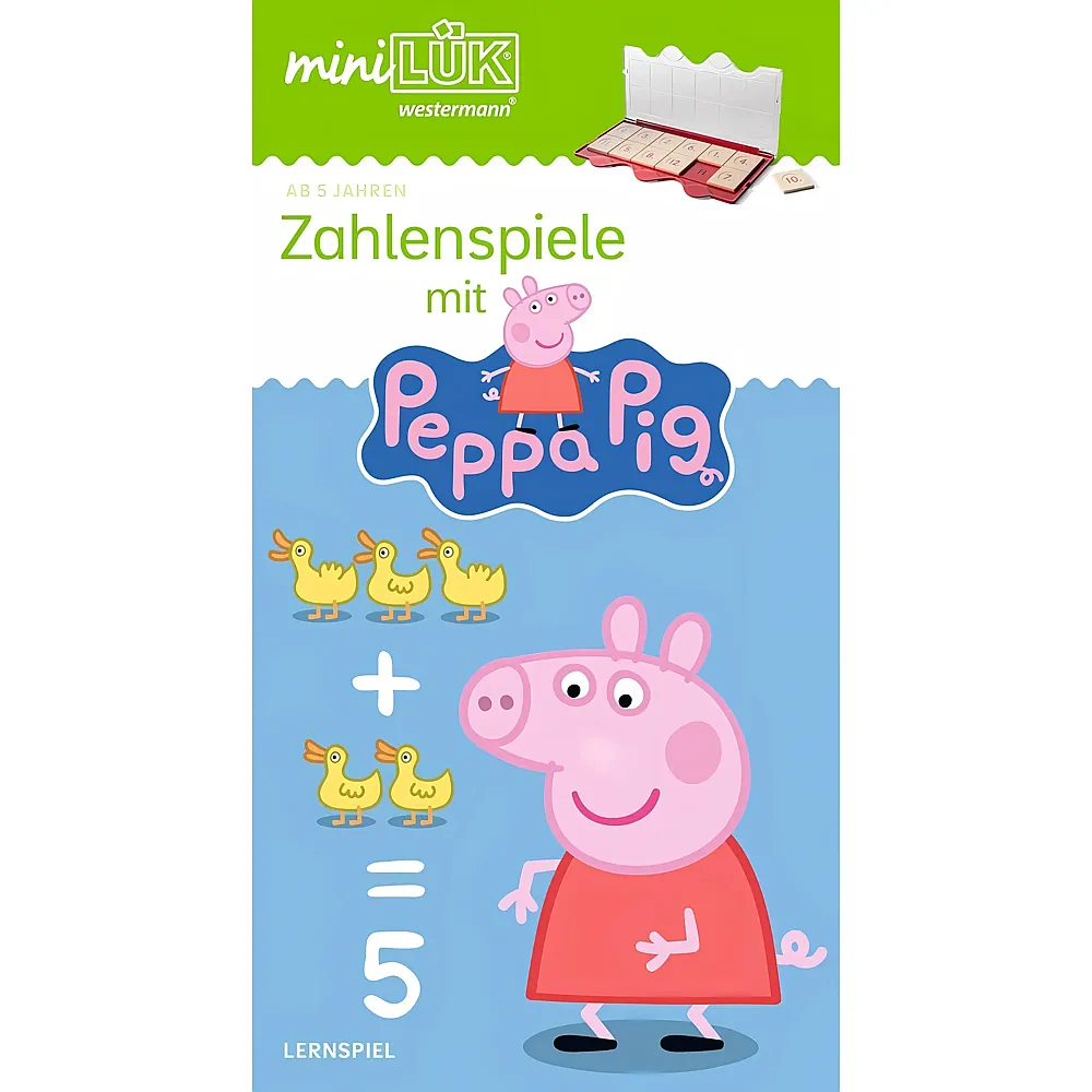 Westermann miniL�K - Zahlenspiele mit Peppa Pig