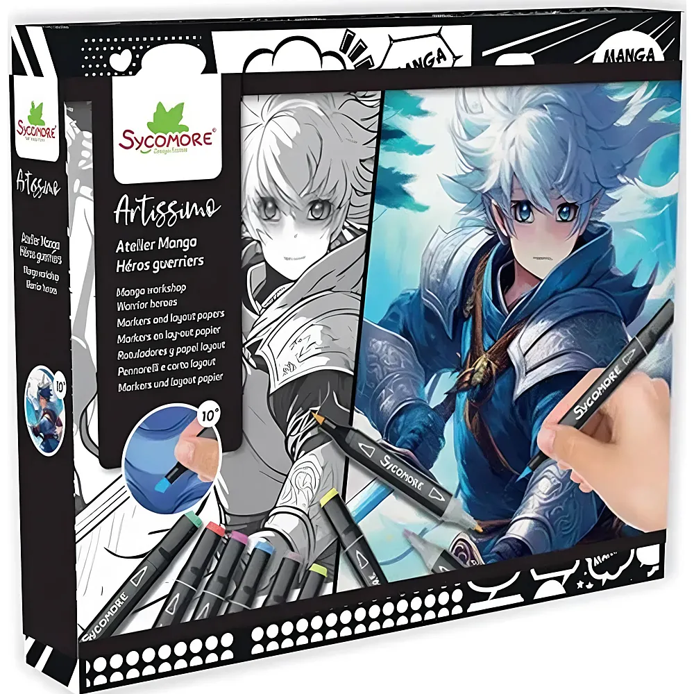 Sycomore Artissimo GM Layout ET Marqueurs Arts Martiaux fr-de-it