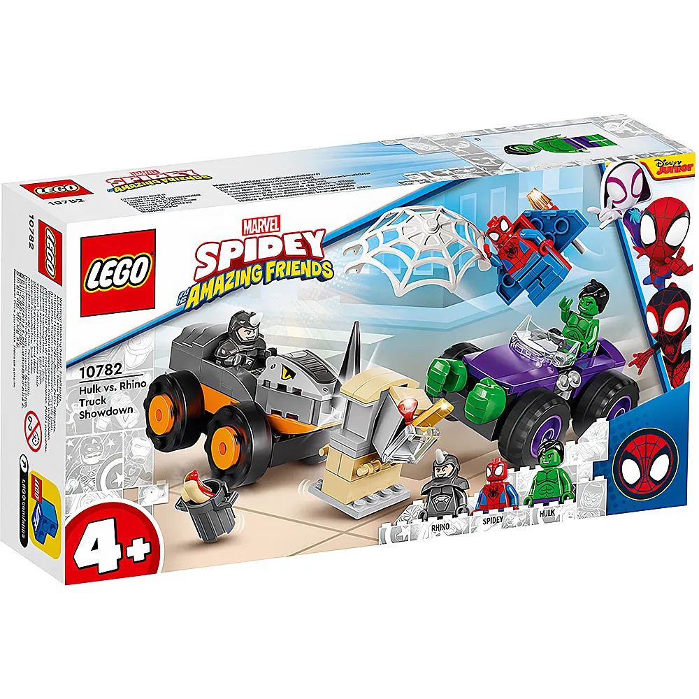 LEGO Marvel Super Heroes Spiderman Hulks und Rhinos Truck-Duell 10782