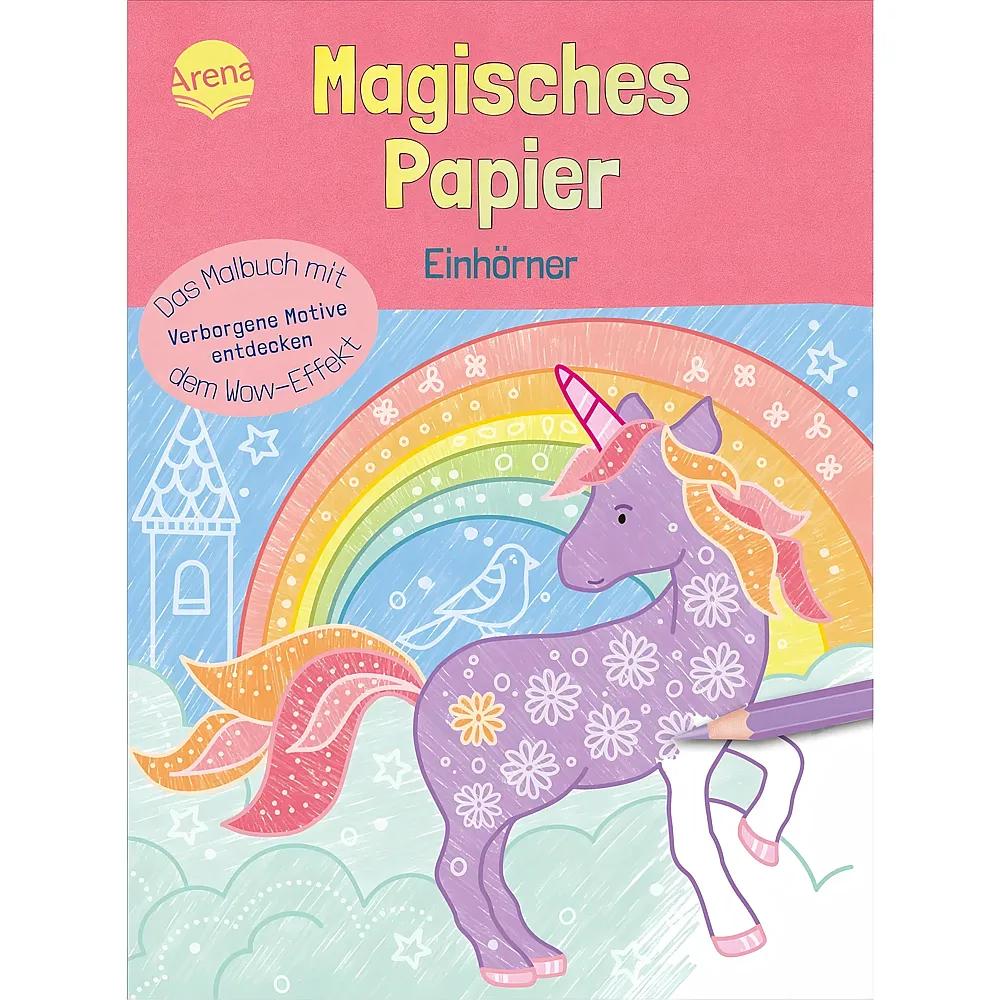Arena Magisches Papier  Einh�rner | Malb�cher